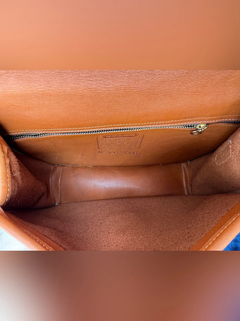 Vintage Coach Gilford Bag 9913, British Tan